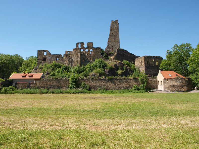ruins of a medieval castle