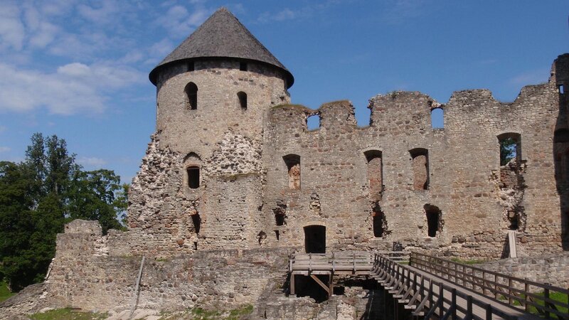 ruins of a medieval castle