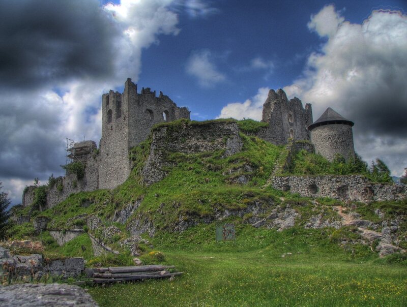 Ruins of a medieval castle