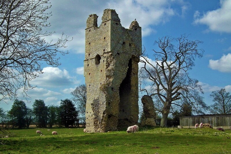 Ruins of a medieval tower