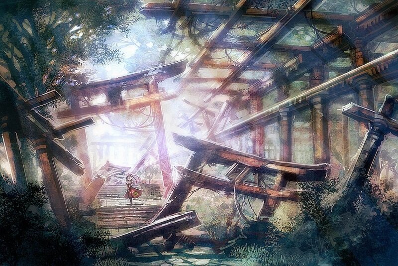 Ruins of a sacred shrine