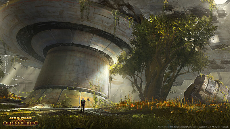 Ruins of a Star Wars structure