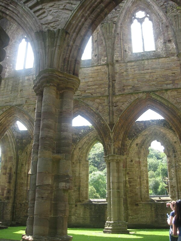 ruins of a stone abbey