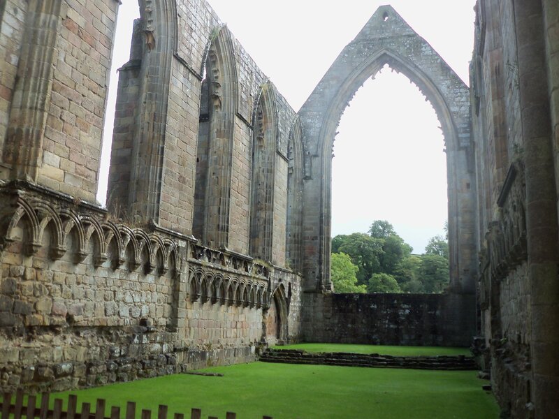 ruins of a stone abbey