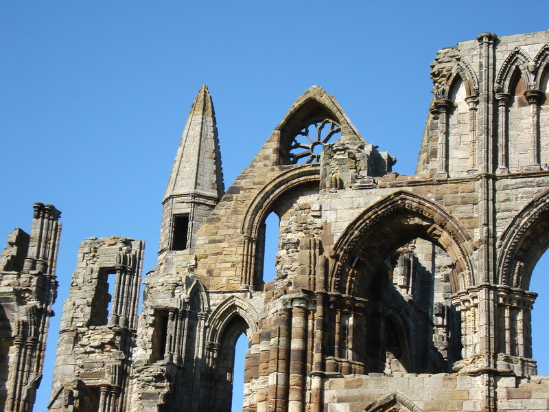 Ruins of a Stone Abbey — Gray
