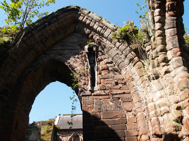 ruins of a stone archway