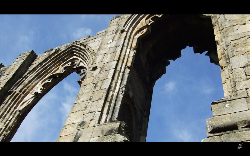 ruins of a stone archway