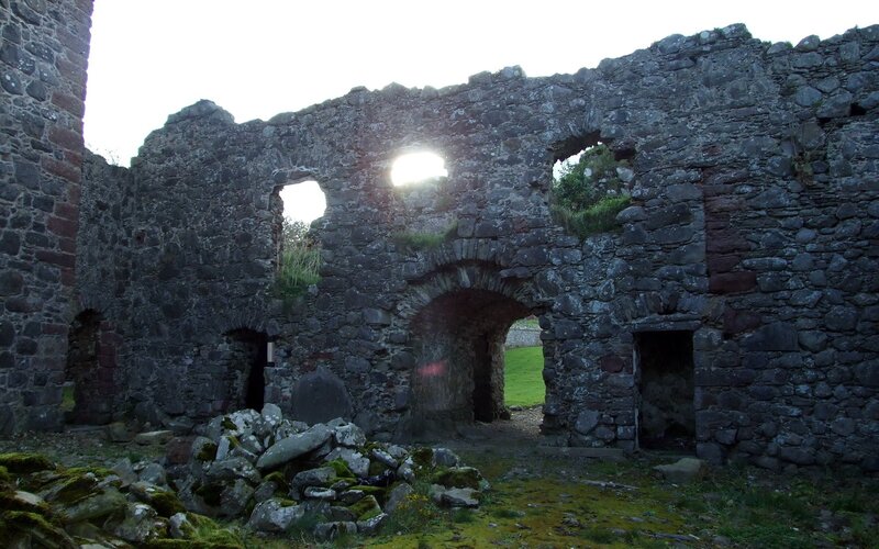ruins of a stone building