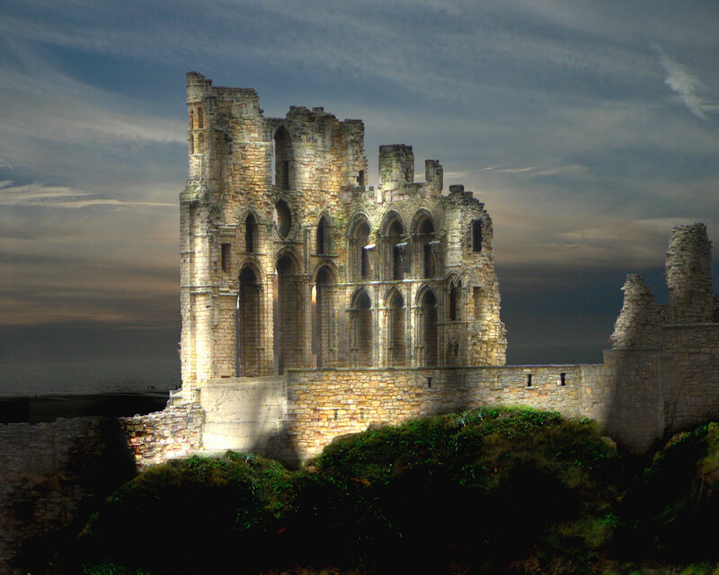 Ruins of a Stone Building — Gray