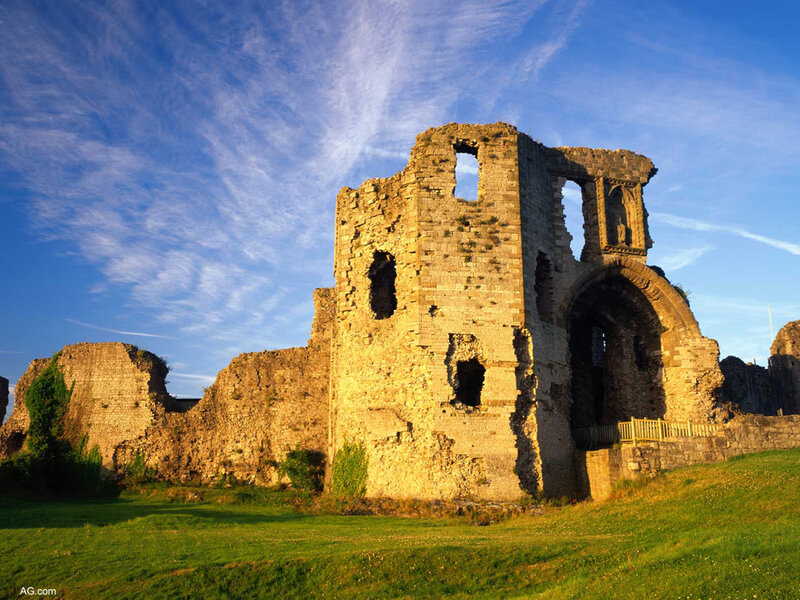 Ruins of a Stone Building — Green