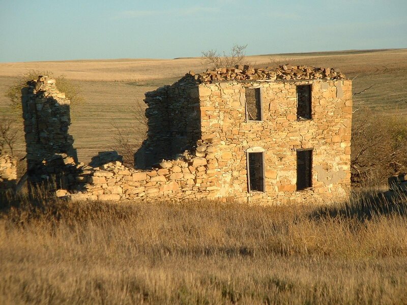 Ruins of a stone building