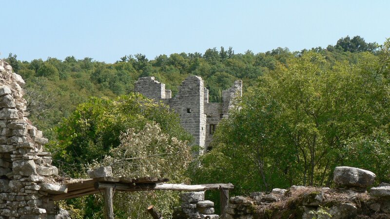 ruins of a stone castle