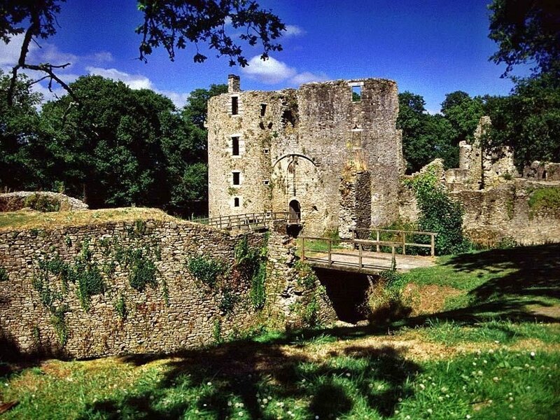 ruins of a stone castle