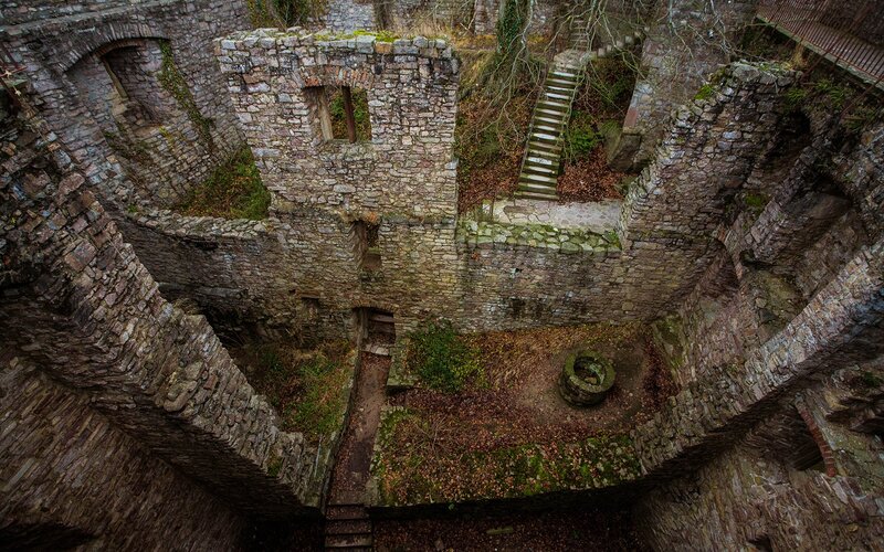 ruins of a stone castle