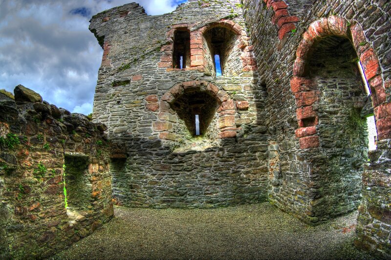 ruins of a stone castle