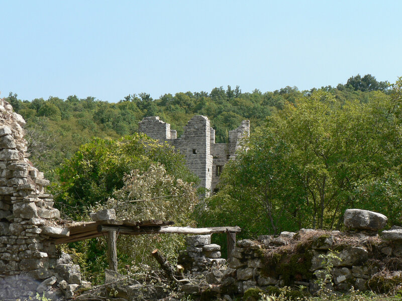 ruins of a stone castle