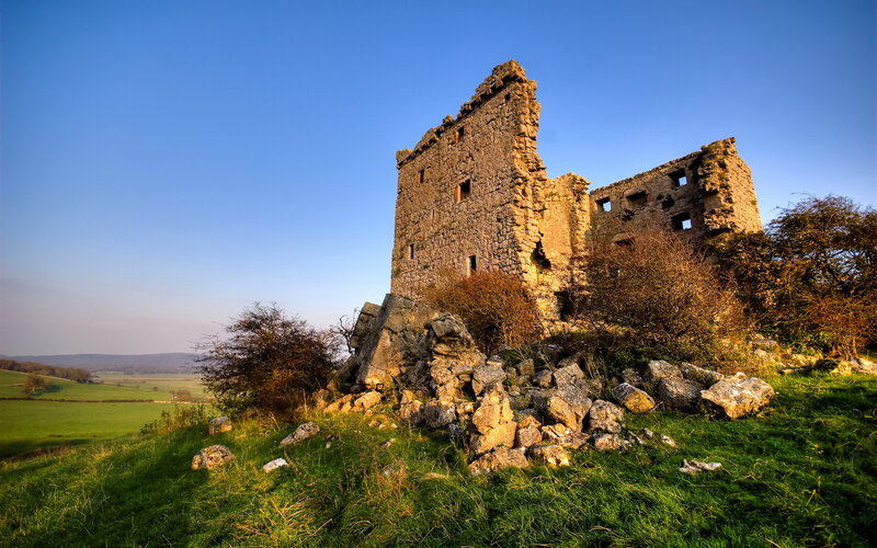 Ruins of a stone castle