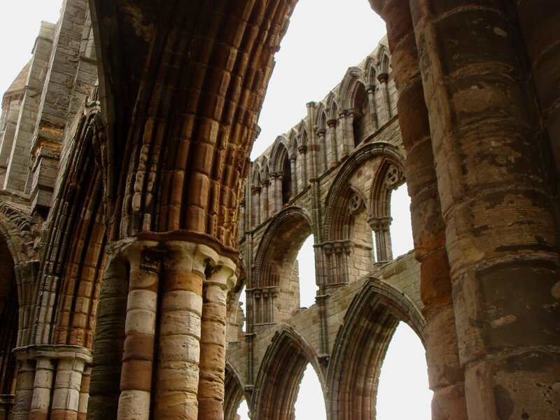 ruins of a stone cathedral