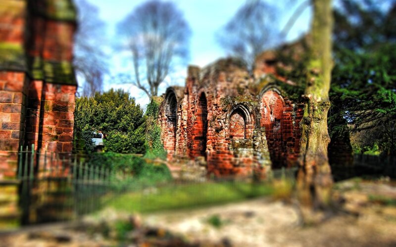ruins of a stone church