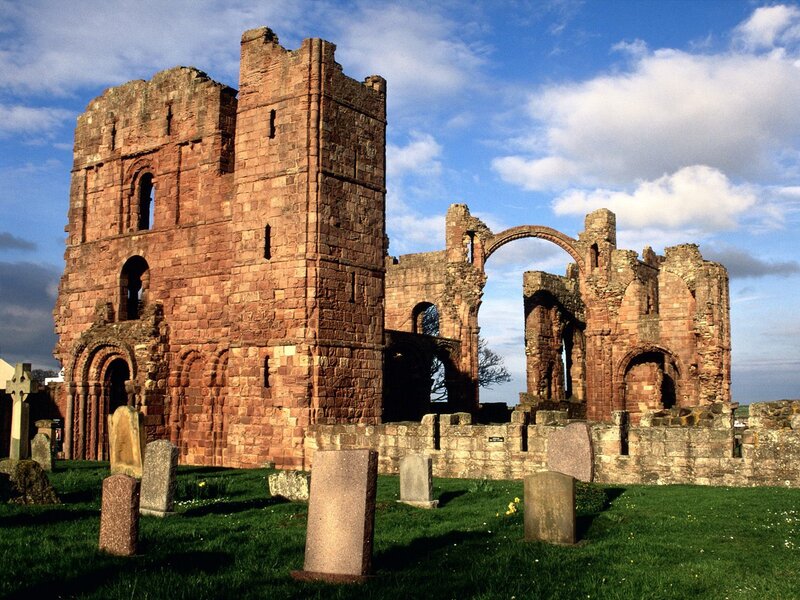 Ruins of a Stone Church — Green, Serene, Afternoon