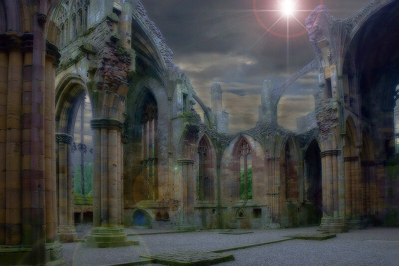 Ruins of an ancient cathedral