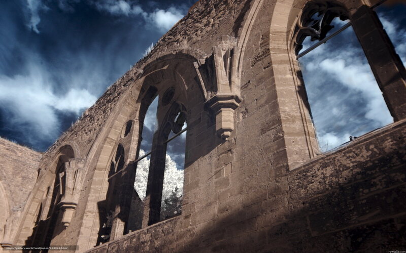 Ruins of an ancient cathedral