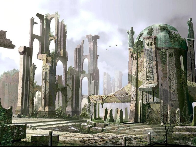 ruins of an ancient city
