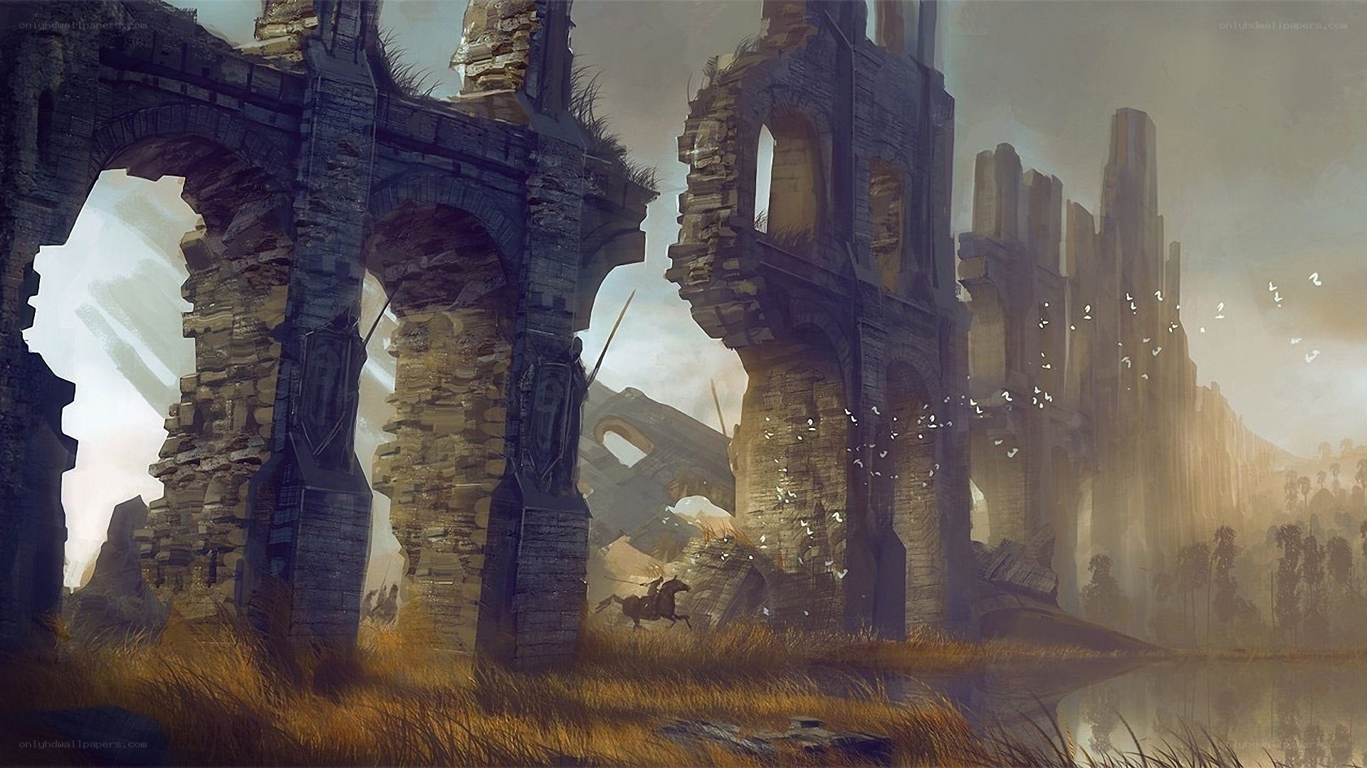 Ruins of an ancient city