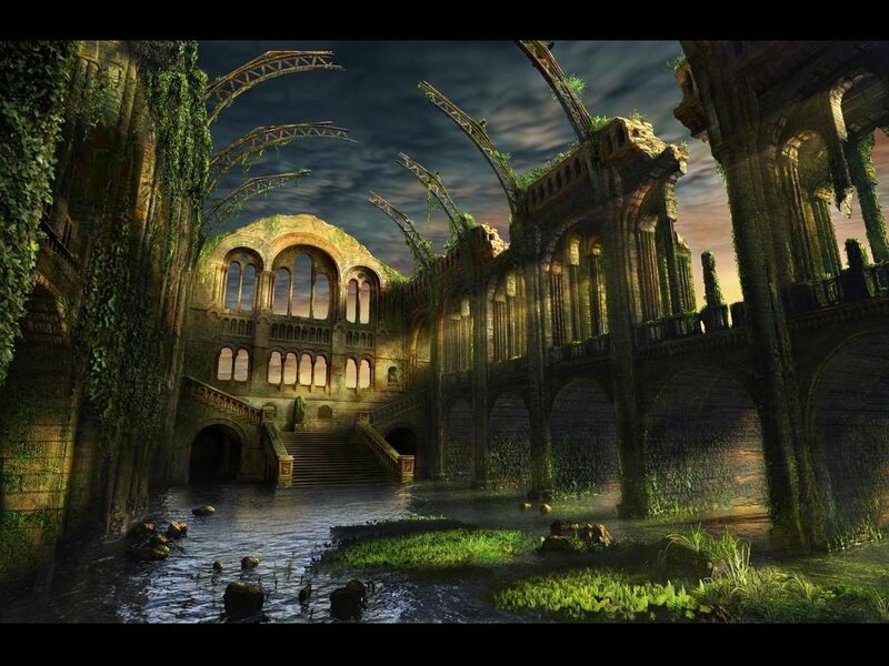 ruins of an ancient temple