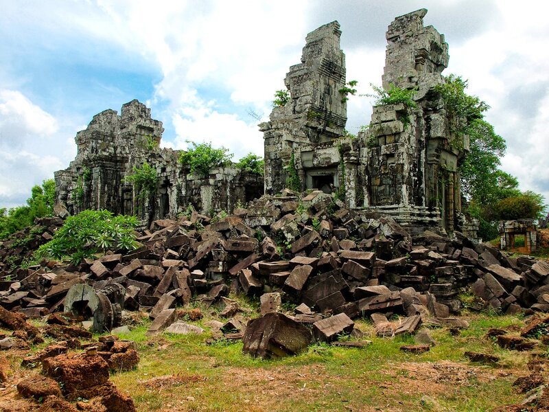 Ruins of an ancient temple