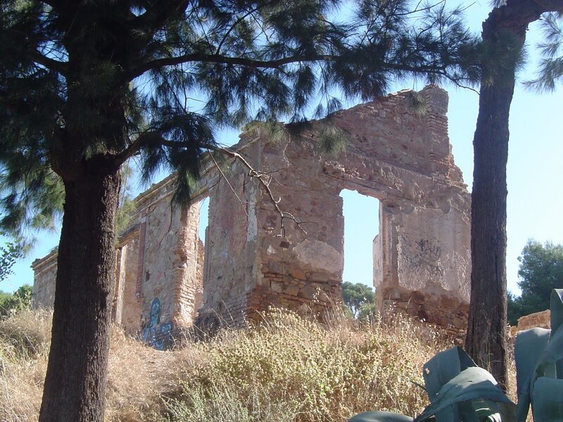 ruins of an old building