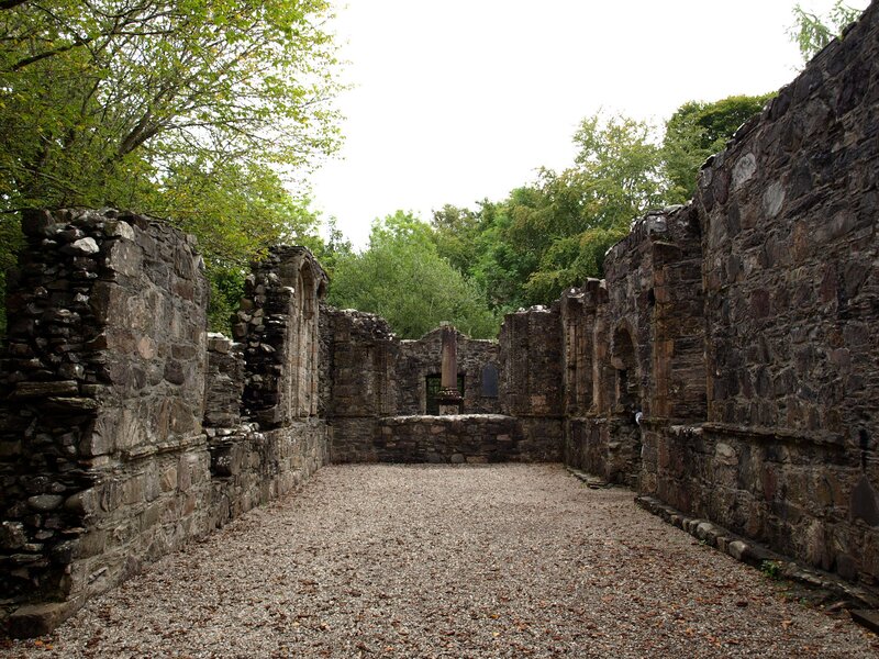 Ruins of Stone Building — Gray