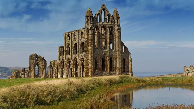 Ruins of Whitby Abbey — Blue