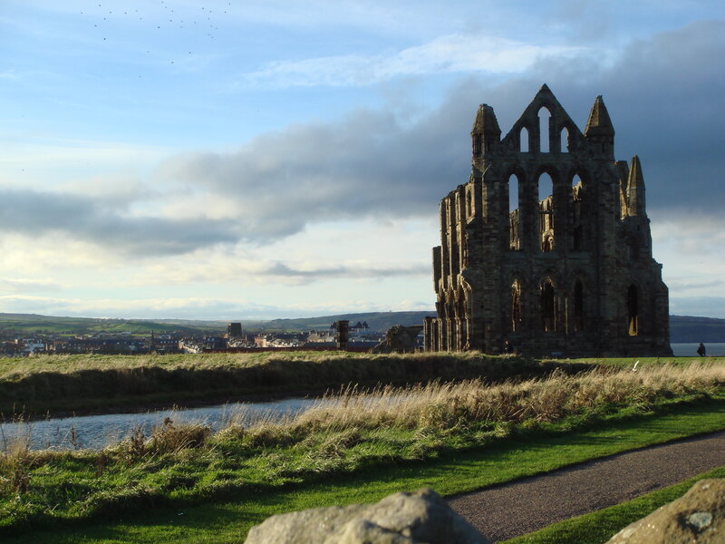 Ruins of Whitby Abbey — Green, Dramatic