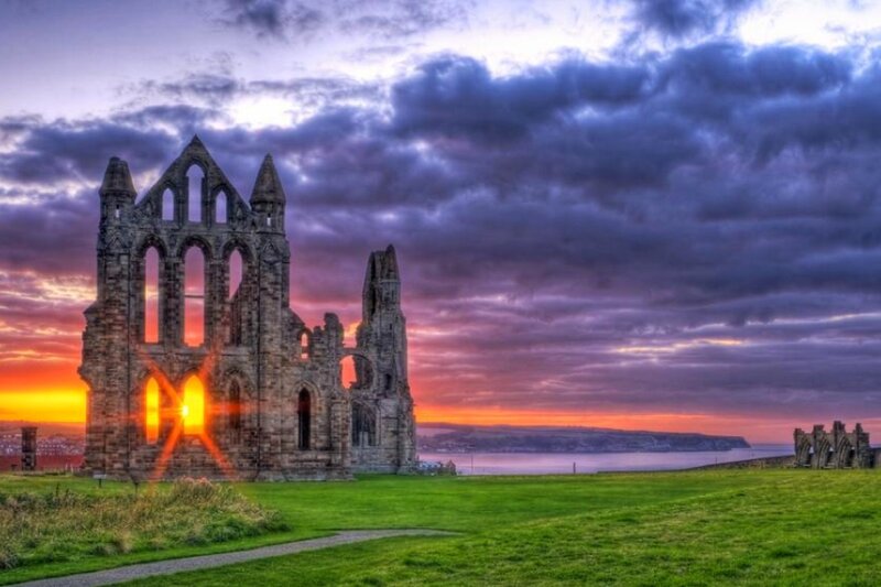 Ruins of Whitby Abbey — Green