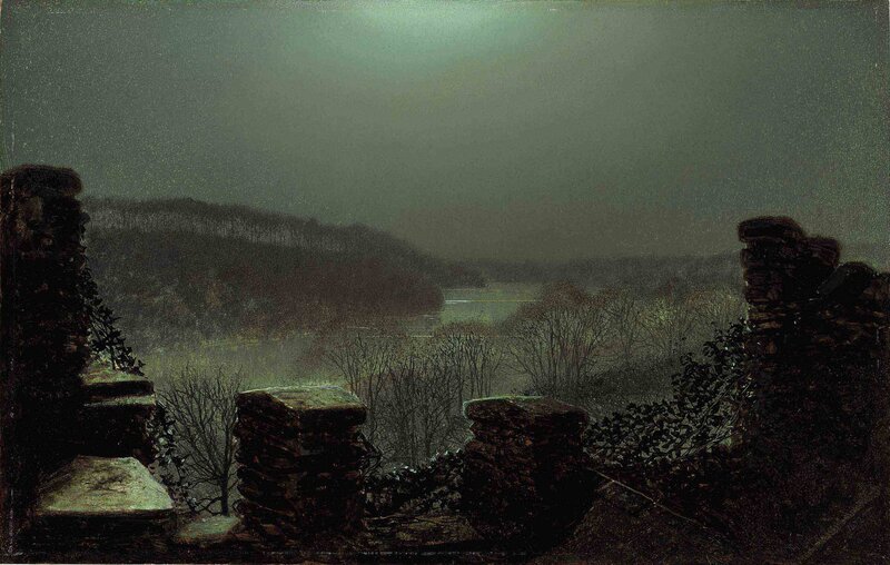 Ruins Overlooking River
