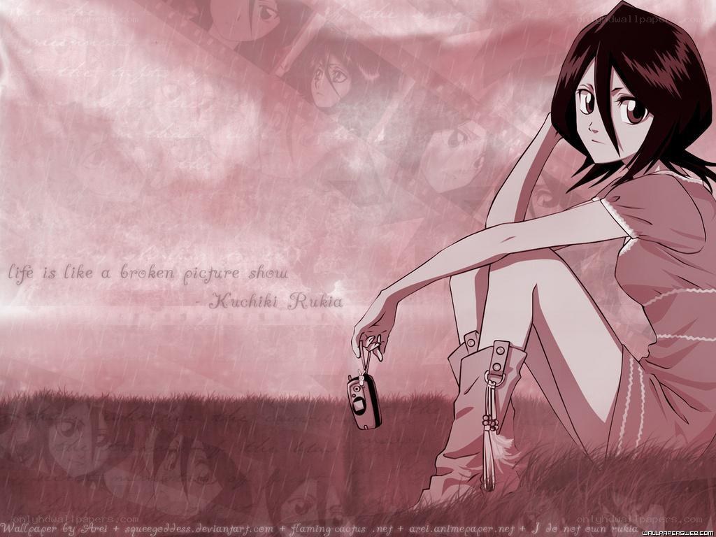 Rukia in the rain