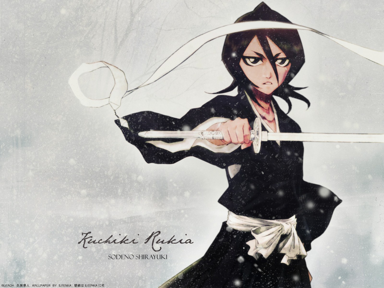 Rukia in the snow