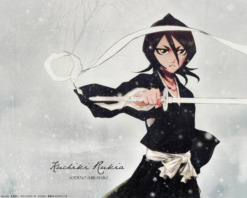 Rukia in the snow