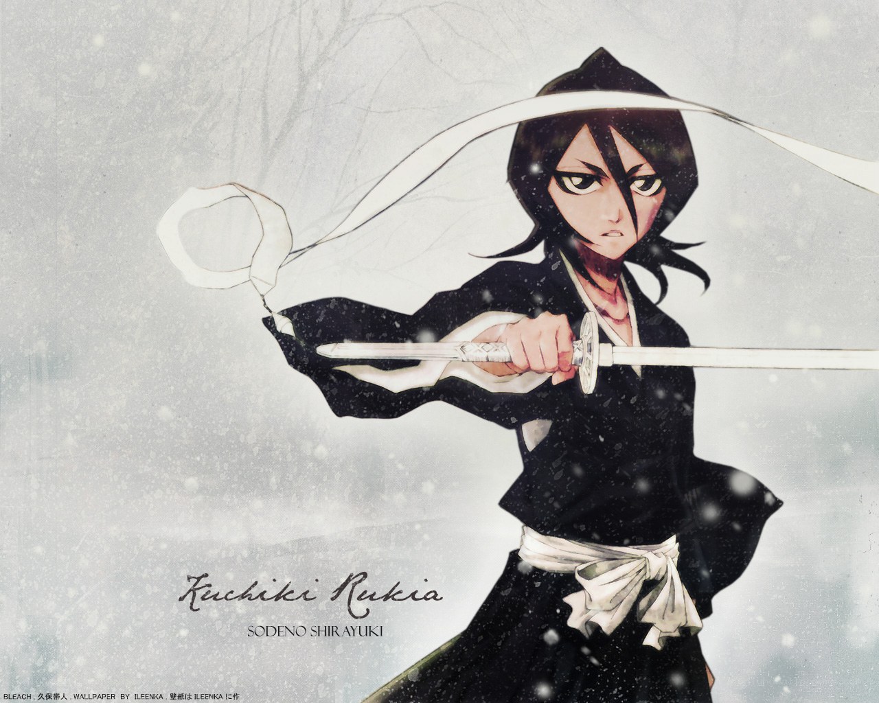 Rukia in the snow