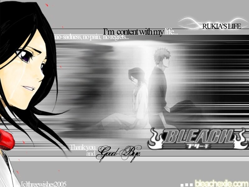 Rukia's farewell scene