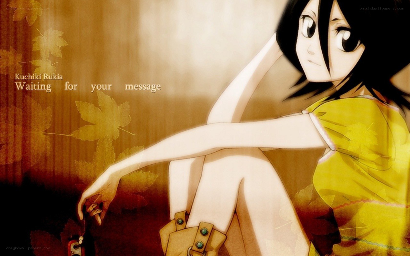 Rukia waiting for a message
