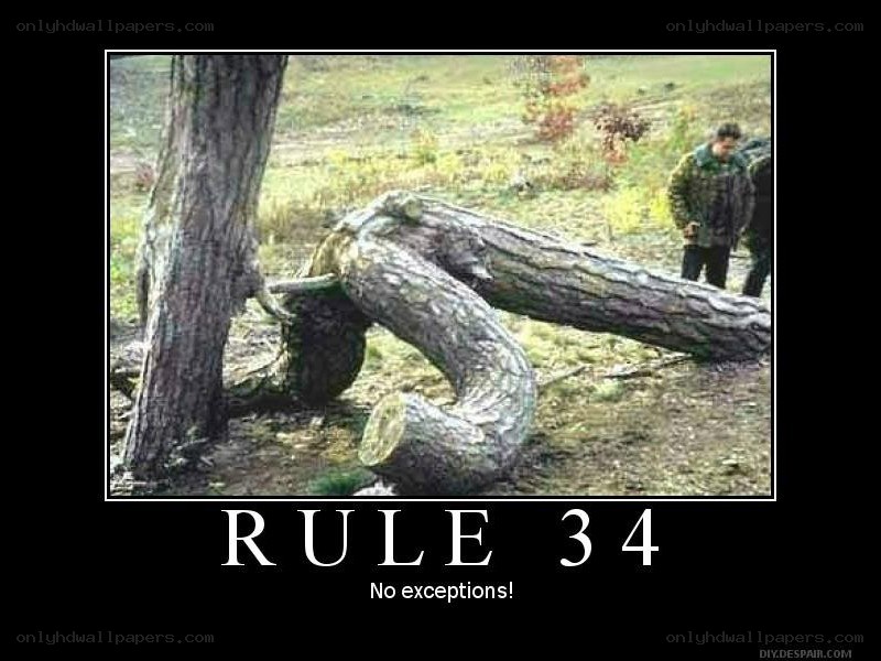 Rule 34 meme with tree