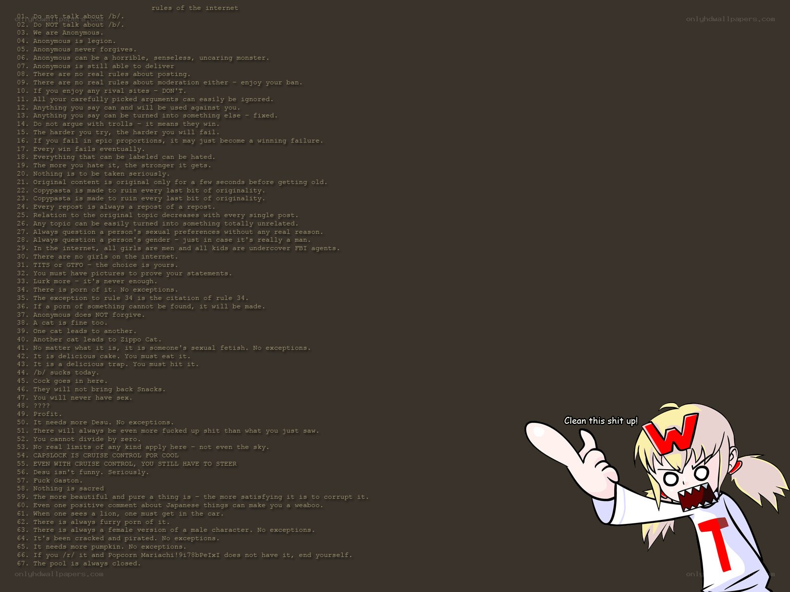 rules of the internet