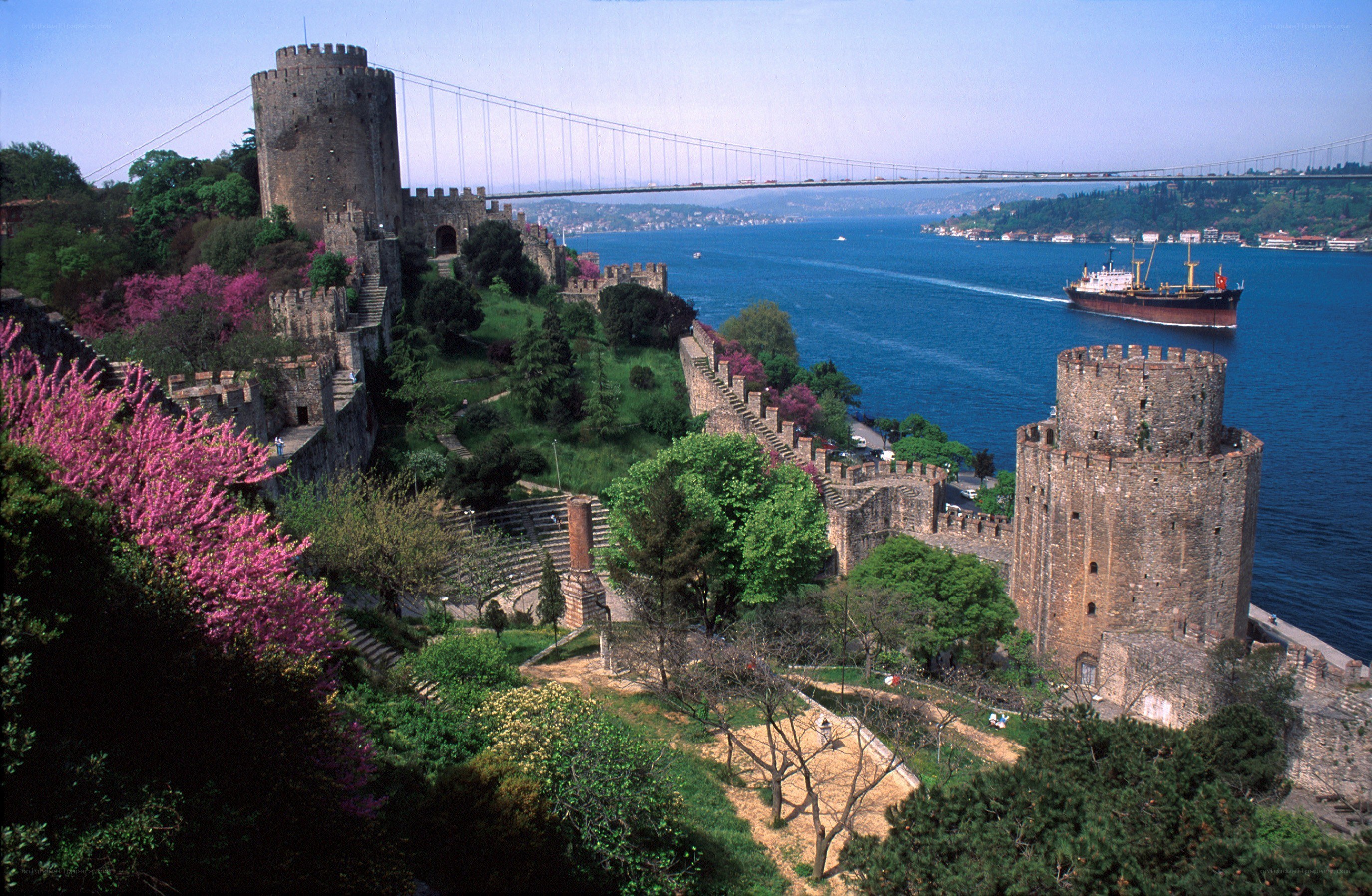 Rumeli Fortress and Bosphorus