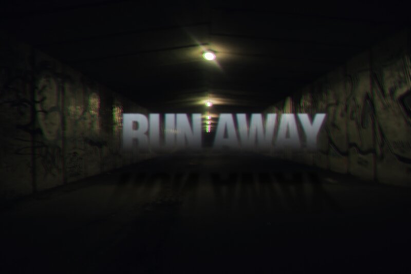 Run Away in a dark tunnel