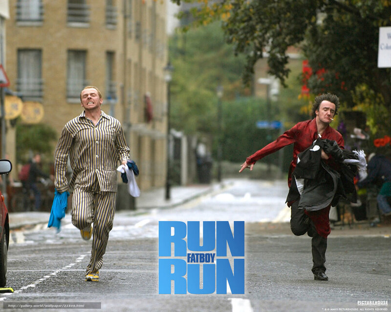 Run Fatboy Run movie scene