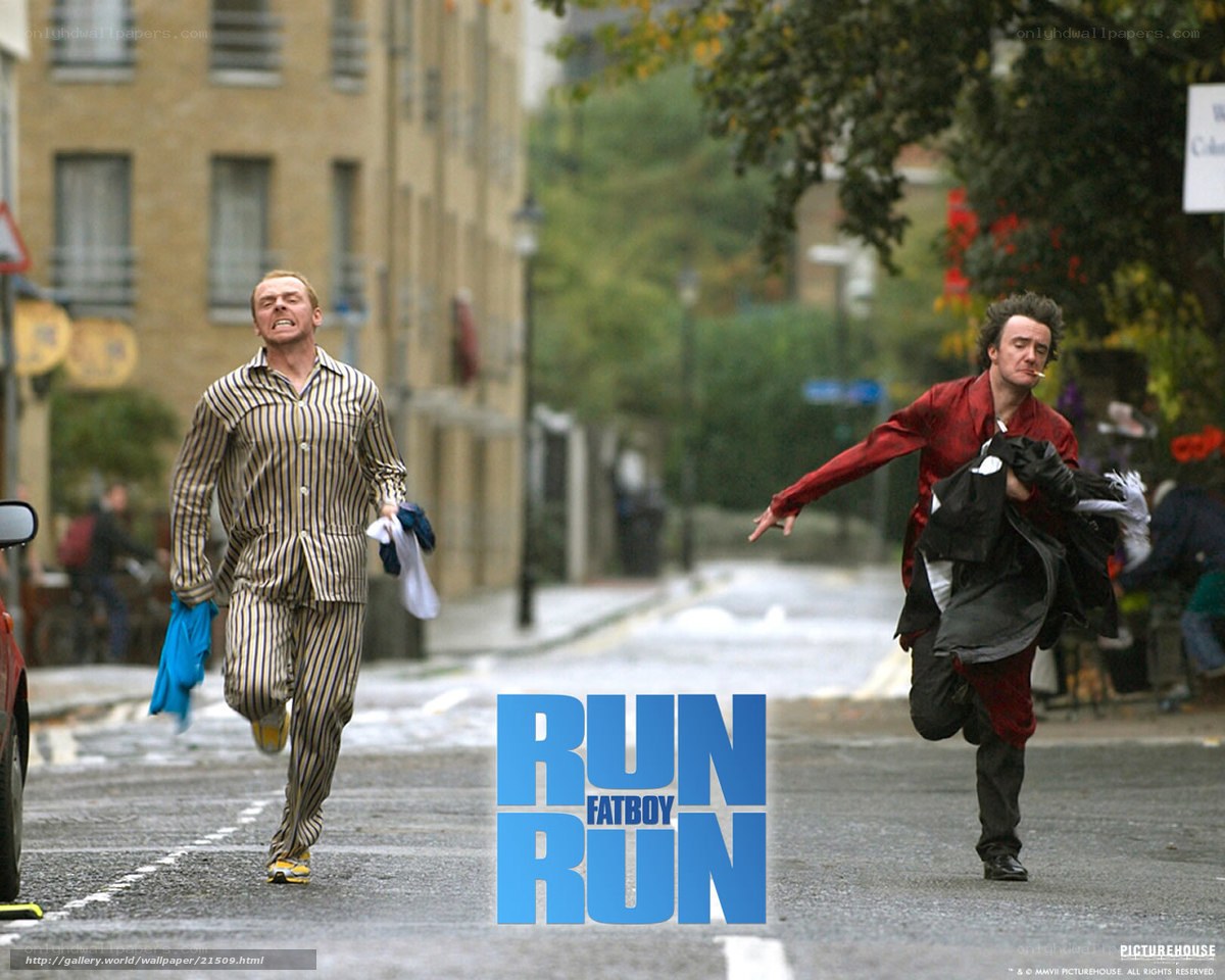 Run Fatboy Run movie scene