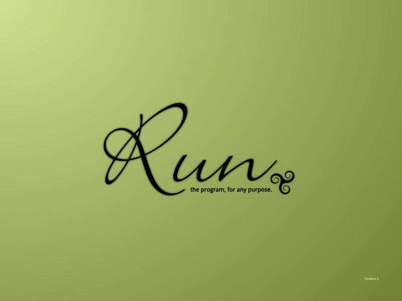 Run program logo