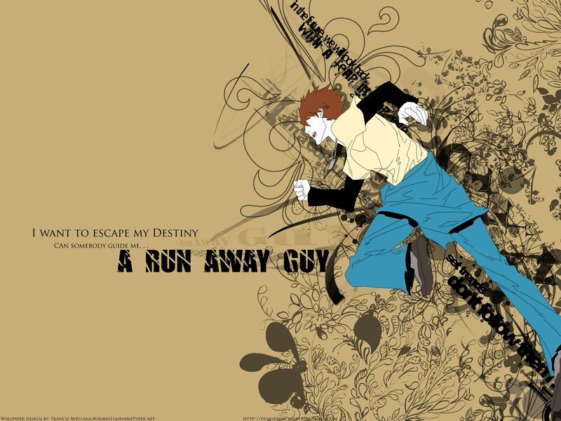 runaway anime character